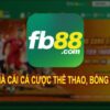 FB88 – Nhà cái cá cược bóng đá, thể thao uy tín nhất Châu Á